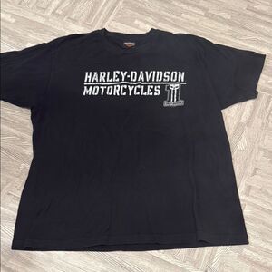 Harley-Davidson South Edmonton Black Graphic Tee Vintage